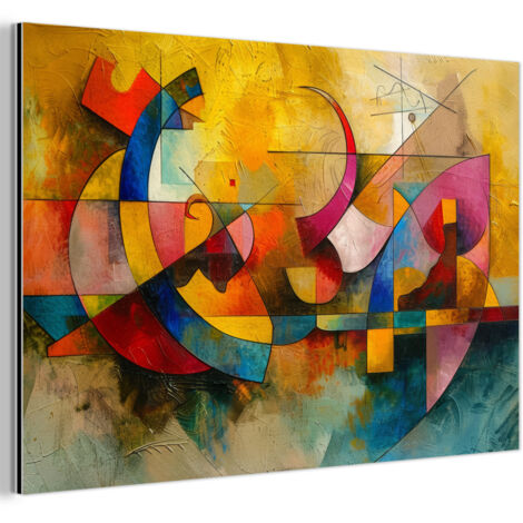 CUADRO DE METAL Arte - Abstracto - Moderno Cuadros Grande 120x80