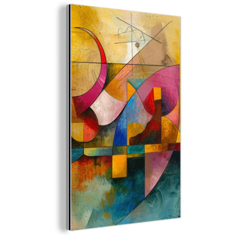 CUADRO DE METAL Arte - Abstracto - Moderno Decoracion Pared Salon 40x60