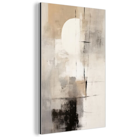 CUADRO DE METAL Abstracto - Arte - Gris Decoracion Pared Salon 40x60