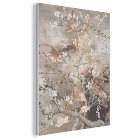 CUADRO ACÚSTICO Almendro en flor - Arte - Van Gogh - Beige - Abstracto Cuadros de Pared 70x100