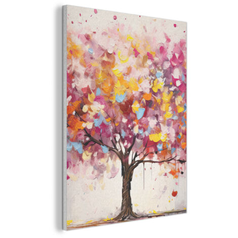 CUADRO ACÚSTICO Acuarela - Árbol - Arte - Abstracto Cuadros de Pared 70x100