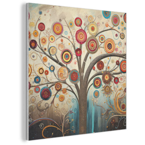 CUADRO ACÚSTICO Árbol - Árbol de la vida - Color Cuadros Decoracion Salon Modernos 90x90