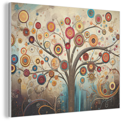 CUADRO ACÚSTICO Árbol - Árbol de la vida - Color Adornos Pared 80x60