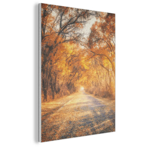 CUADRO ACÚSTICO Bosque - Otoño - Árboles - Senda forestal - Naturaleza Decoración de Pared 60x80