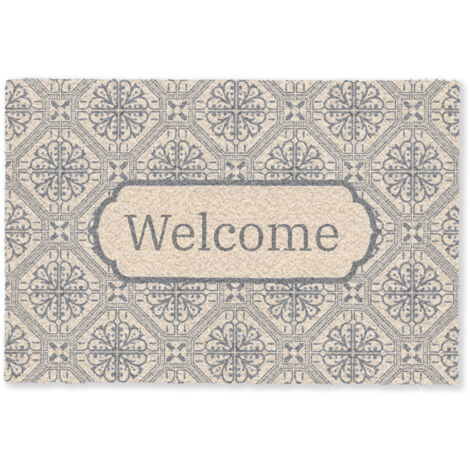 FELPUDO Welcome - Classic - Gris 60x40 cm (1/5)