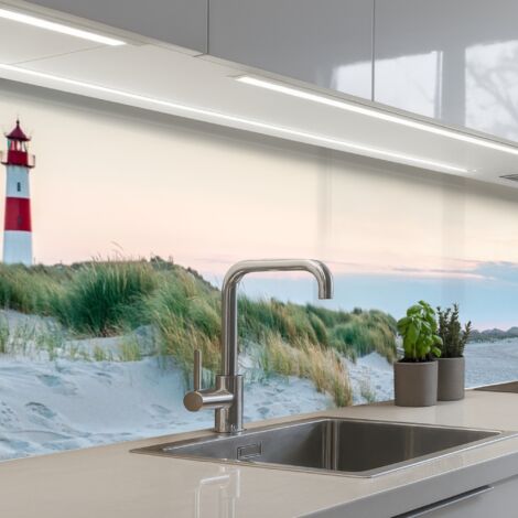 SALPICADEROS DE COCINA Faro - Naturaleza - Playa 400x80