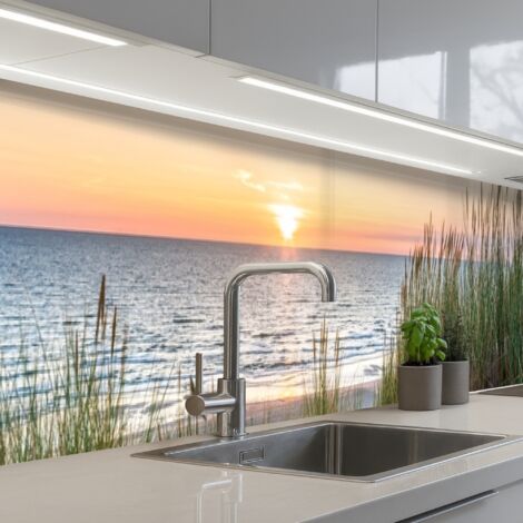 SALPICADEROS DE COCINA Sol - Naturaleza - Playa 450x60