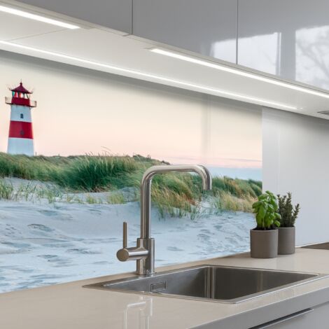 SALPICADEROS DE COCINA Faro - Naturaleza - Playa 80x60