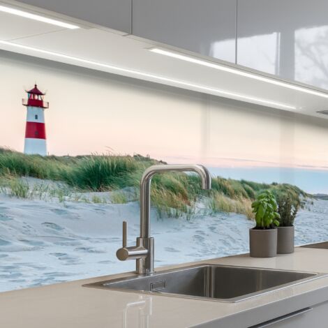 SALPICADEROS DE COCINA Faro - Naturaleza - Playa 200x80