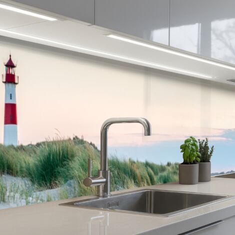 SALPICADEROS DE COCINA Faro - Naturaleza - Playa 400x60