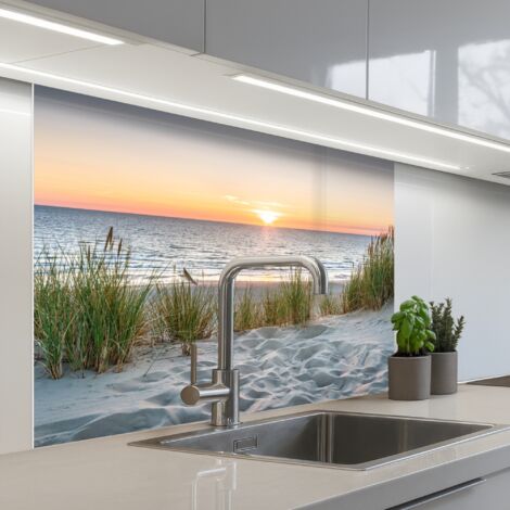 SALPICADEROS DE COCINA Sol - Naturaleza - Playa 100x80