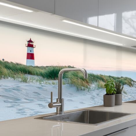 SALPICADEROS DE COCINA Faro - Naturaleza - Playa 150x80