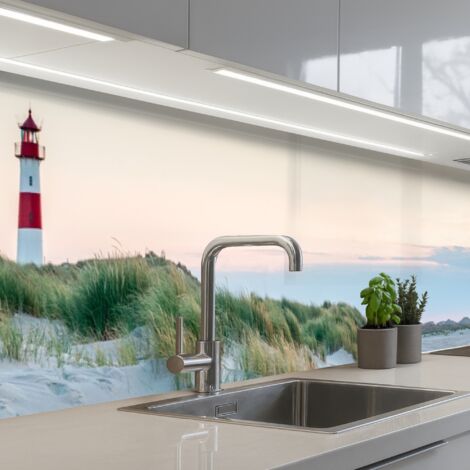 SALPICADEROS DE COCINA Faro - Naturaleza - Playa 350x60