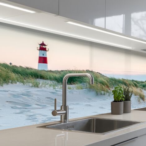 SALPICADEROS DE COCINA Faro - Naturaleza - Playa 150x60