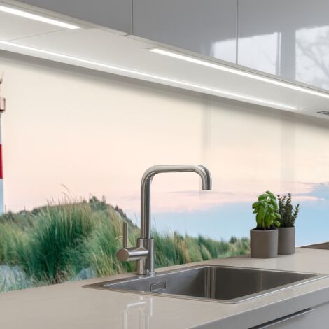 SALPICADEROS DE COCINA Faro - Naturaleza - Playa 450x60