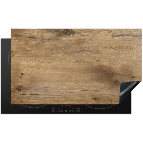 PROTECTOR DE PLACAS DE INDUCCIÓN Madera - Marrón - Aspecto madera Tapa Protectora De Cocina 91.2x52 cm