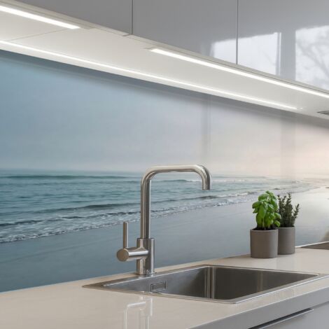 SALPICADEROS DE COCINA Costa - Playa - Océano 150x60
