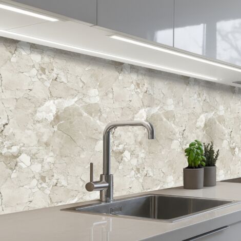 SALPICADEROS DE COCINA Mármol - Gris - Vetas 250x80