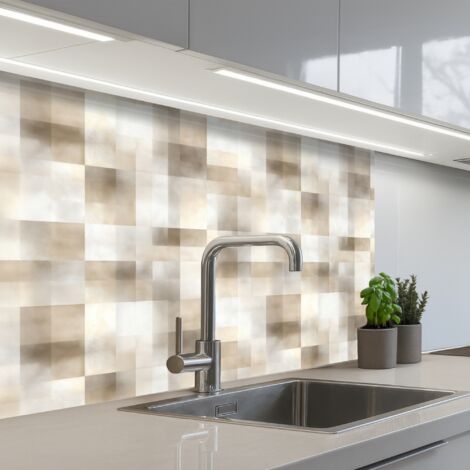SALPICADEROS DE COCINA Textura - Lino - Beige 80x60