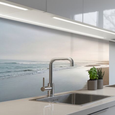 SALPICADEROS DE COCINA Costa - Playa - Océano 100x60