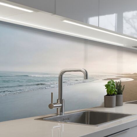 SALPICADEROS DE COCINA Costa - Playa - Océano 150x80