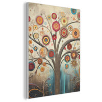 CUADRO ACÚSTICO Árbol - Árbol de la vida - Color Decoración de Pared 60x80