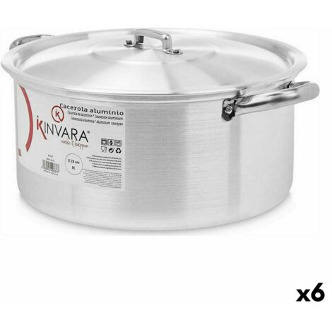 Kinvara Casserole Set Argenté 6 Pièces 8L