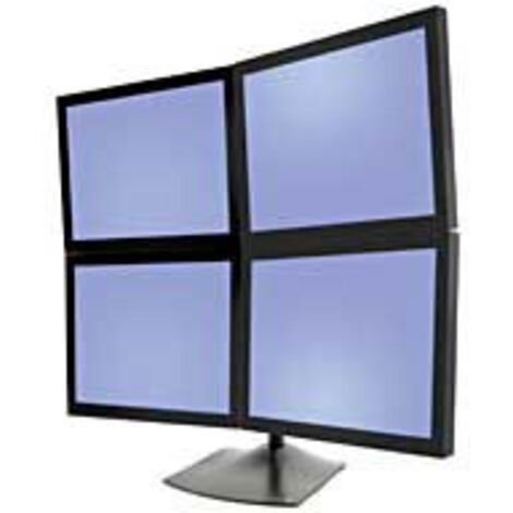 ergotron DS100 support moniteur noir acier 24 pouces (1/3)