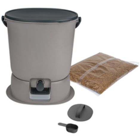 Skaza Composteur Bokashi Essential gris 15,3L (1/6)