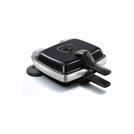 Gaufrier croque monsieur 1000W – Revêtement antiadhésif double couche – Réversible sur socle – Pour gaufres et croque-monsieur – Lagrange