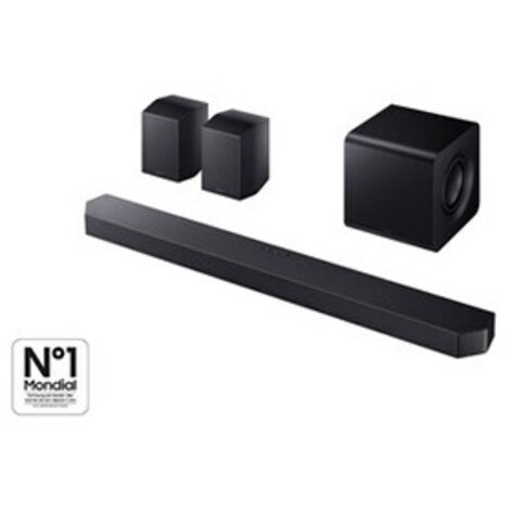 Samsung – Barre de son bluetooth 9.1.4 canaux Dolby Atmos – Puissance 42W – Connectivité filaire et sans fil – Couleur noir graphite