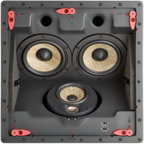 Enceinte Hifi encastrable 300 IC LCR5 – Sensibilité 91 dB – Impédance 8 Ohms – Réponse en fréquence 55 Hz à 28 kHz – Focal