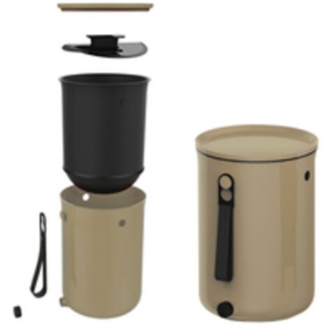 Composteur Skaza Composteur Bokashi Organko 2 9,6L+1 kg d activateur Capuccino