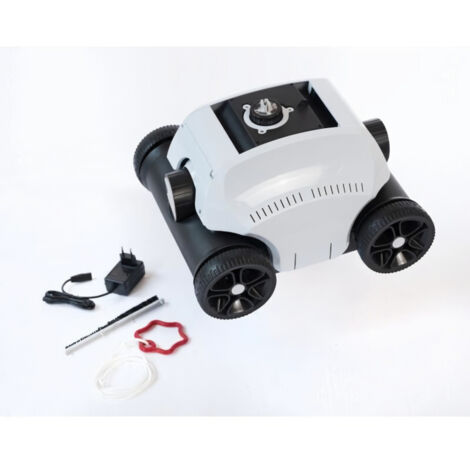 Ubbink – Robot de piscine sans fil pour bassin jusqu'à 50m² – Autonomie 2h – Alimentation 230V – Filtration 100 microns – Nettoyage du fond (1/10)