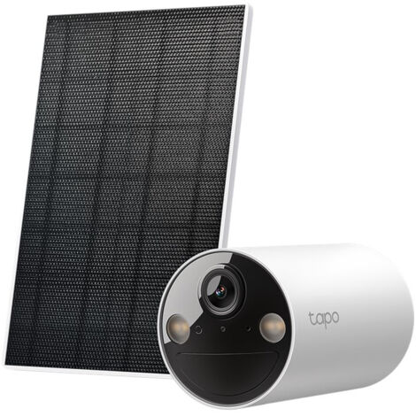Tp-Link – Caméra de surveillance Tapo C410 KIT 2K(3MP) sans fil solaire – Vision nocturne couleur – Détection de personnes – IP65 étanche (1/3)