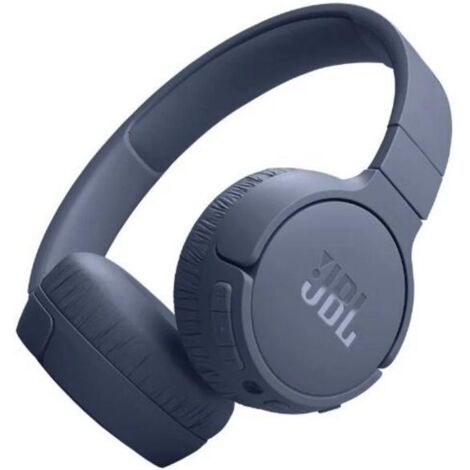 Casque supra-auriculaire sans fil JBL Tune 670NC - Réduction de bruit - Pure Bass - Bluetooth 5.3 - 70h d'autonomie - Bleu (1/5)