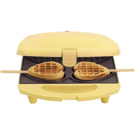 Gaufrier coeur 4x formes cuisines baguettes automatiques antiadhésives 780 watts  Bestron DSW271 (1/4)