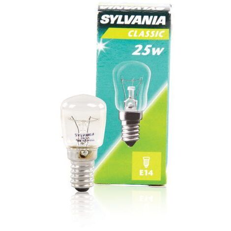 Ampoule pour four - SYLVANIA - 25W - E14 - Incandescente - Transparente (1/5)