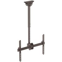 STARTECH Support plafond court pour télévision à écran plat VESA de 37" à 75" - Support écran multidirectionnel - Acier robuste