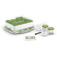 SEB – Yaourtière Multi Délices Express & Végétal 12 pots – 6 programmes automatiques – Préparation rapide en 4h – Fabriqué en France