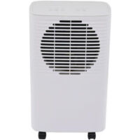 SANEO - Déshumidificateur d'air - 10 l/jour - 20m2 – Purificateur d'air - Séchage du linge - Drainage continu - Silencieux - Blanc