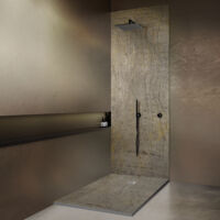 Receveur de douche pierre naturelle ardoise claire 160x80 cm