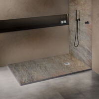Receveur de douche pierre naturelle cuivre 150x100 cm