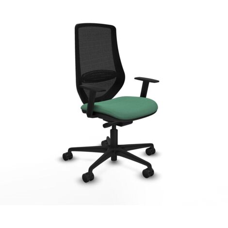 Piqueras y Crespo Mardos Silla de oficina negra ergonómica (1/3)