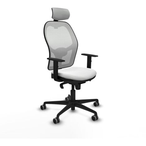 Piqueras y Crespo 1D036G2 Silla de oficina blanca confortable (1/3)