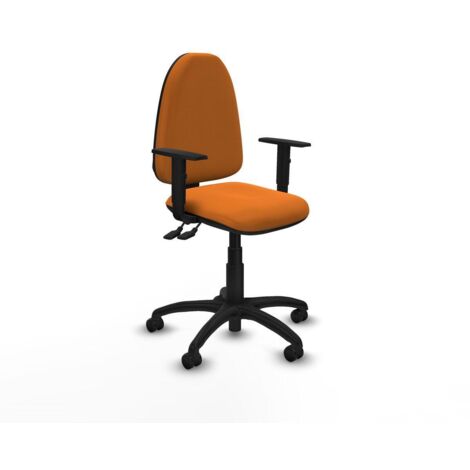 Piqueras y Crespo Silla de oficina Aýna naranja ajustable (1/3)