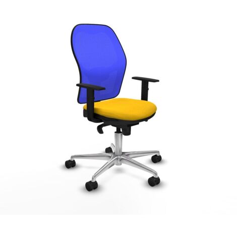Piqueras y Crespo Jorquera Silla de oficina ergonómica amarilla