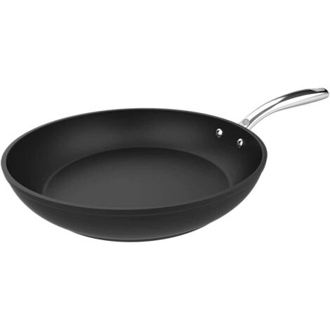 Sartén 28 cm de aluminio forjado, con 3,5 mm de base de inducción y revestimiento antiadherente de máxima duración, Whitford® Eterna 100 % libre de PFOA. Mango remachado de acero inoxidable. (1/3)
