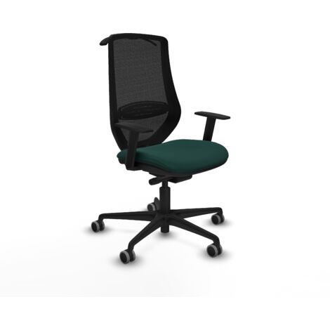 Piqueras y Crespo Silla Mardos verde ergonómica de oficina (1/3)