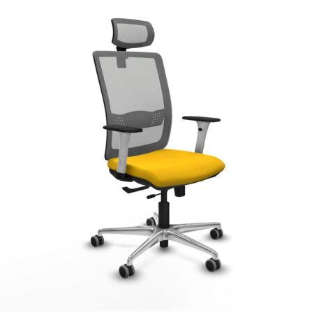 Piqueras y Crespo 1B086G2 Silla de Oficina Amarilla Confort